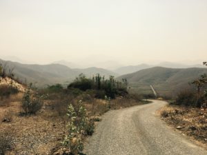 Deserted roads on the way to Pyin Oo Lwin