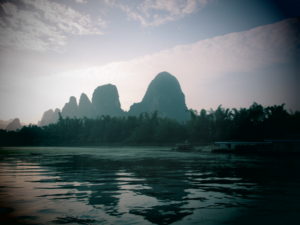 Sunset over the Li River