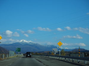 Highway views in Hokkaido