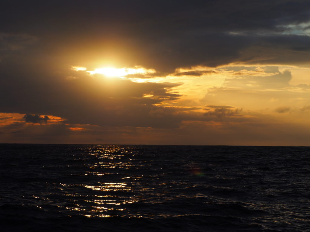 Sunrise over Mirissa's coastline