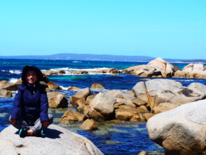 Relaxing at the Bay of Fires