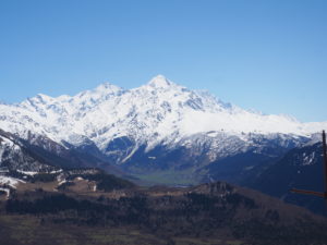 Stunning views from the top of the cross in Svaneti.