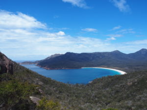 Looking over Wineglass Bay