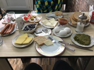 Breakfast in Akhaltsikhe