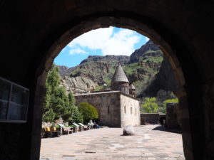 Geghard, one of the best monasteries in Armenia. 