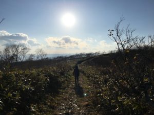 Hiking to the top of Mashu Dake