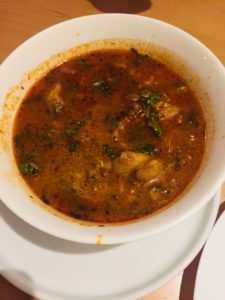 Beef Kharacho, a very common dish in Georgia