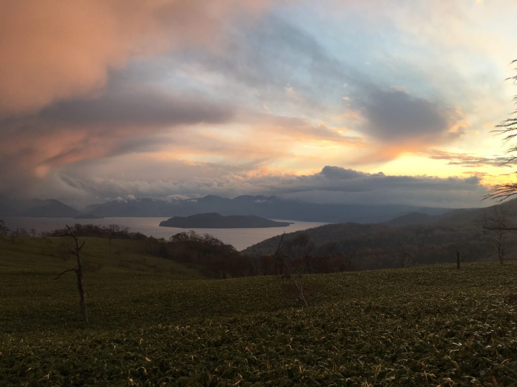 Sunset over Lake Kussharo