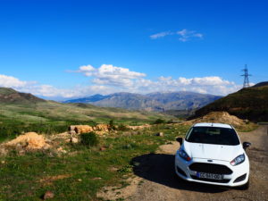 Driving back from Noravank