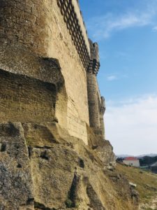 Outside walls of Ramana Castle on the Absheron Peninsula