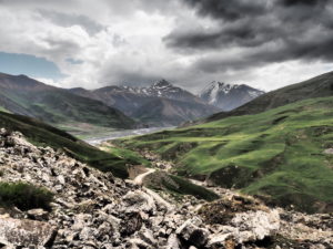 Driving to Xinaliq