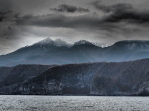 Shiretoko from the coast