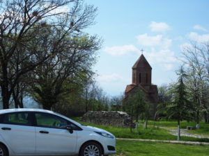 Road tripping through Telavi in Georgia