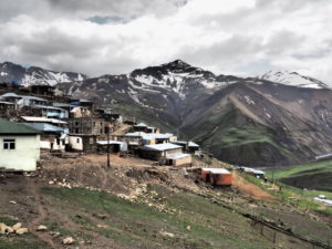 Mountain views of Xinaliq