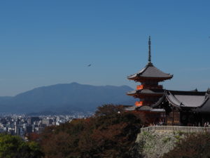 Looking out over Kyoto from Kiyomizudera