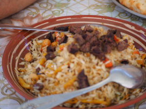 Plov at Chorsu Tashkent