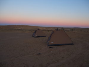 Camping at the Darvaza Crater