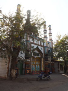 A mosque in the back alleys of Turpan