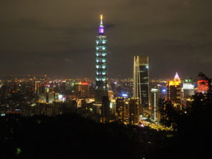 Views over Taipei from Elephant Hill