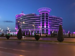 Ashgabat at night