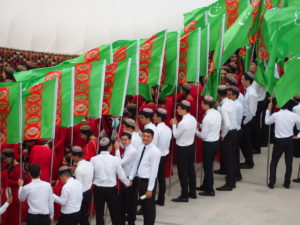 Flag Bearing Ashgabat