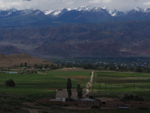 Looking back towards Kochkor