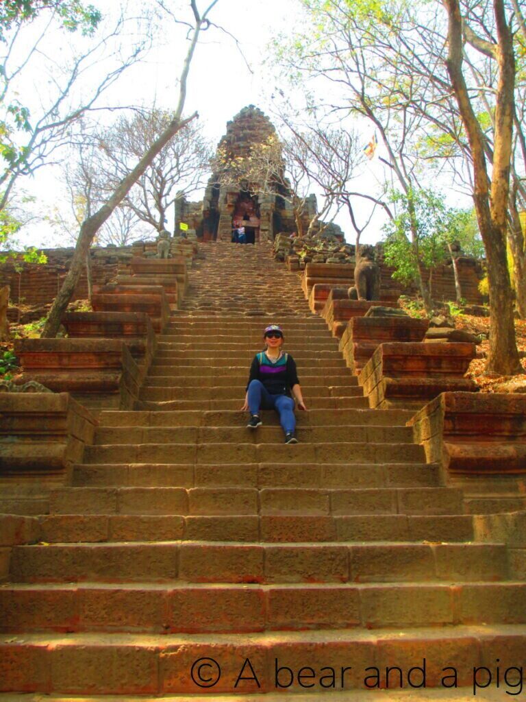 Climbing Wat Banan